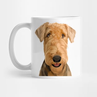 Airdale Terrier illustration Mug
